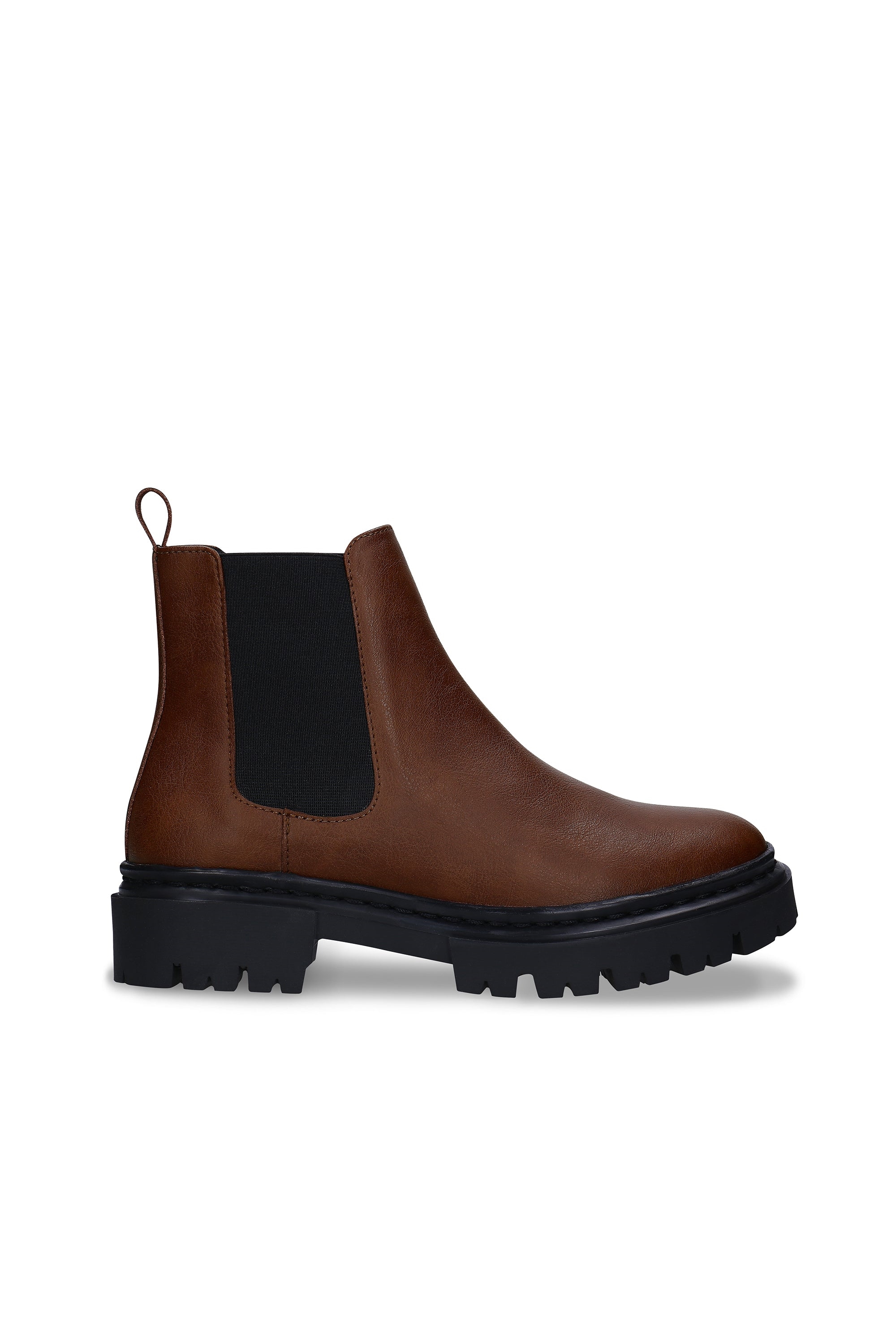 NAE Damen vegan Stiefel Molly Veganes Ã–ko-Leder Braun