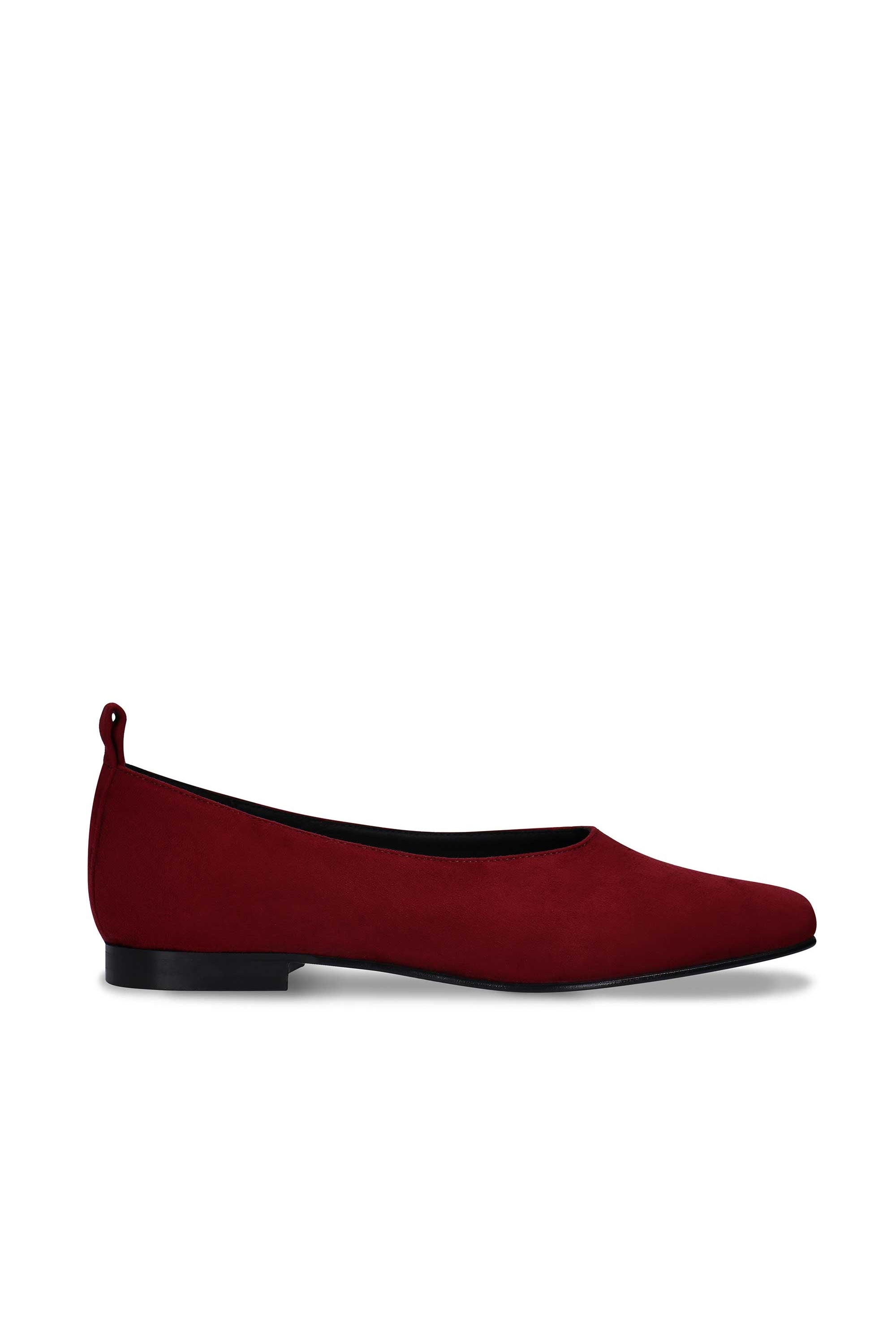 Image of NAE dames vegan Ballerina's Melita Vegan Eco-Leer Rood