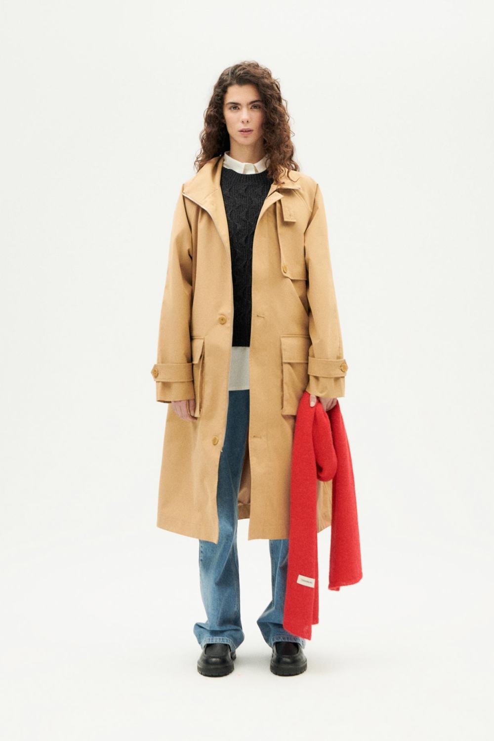 Image of Thinking MU dames vegan Jas Unisex Riley Beige
