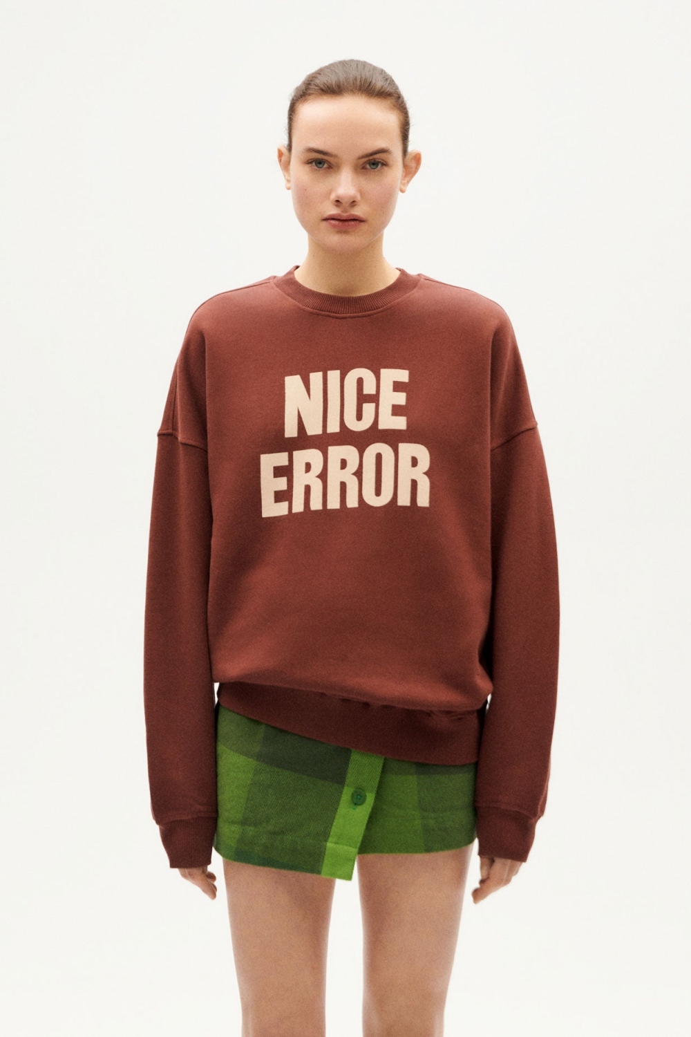 Image of Thinking MU dames vegan Sweatshirt Dames Nice Error Jimena Bruin