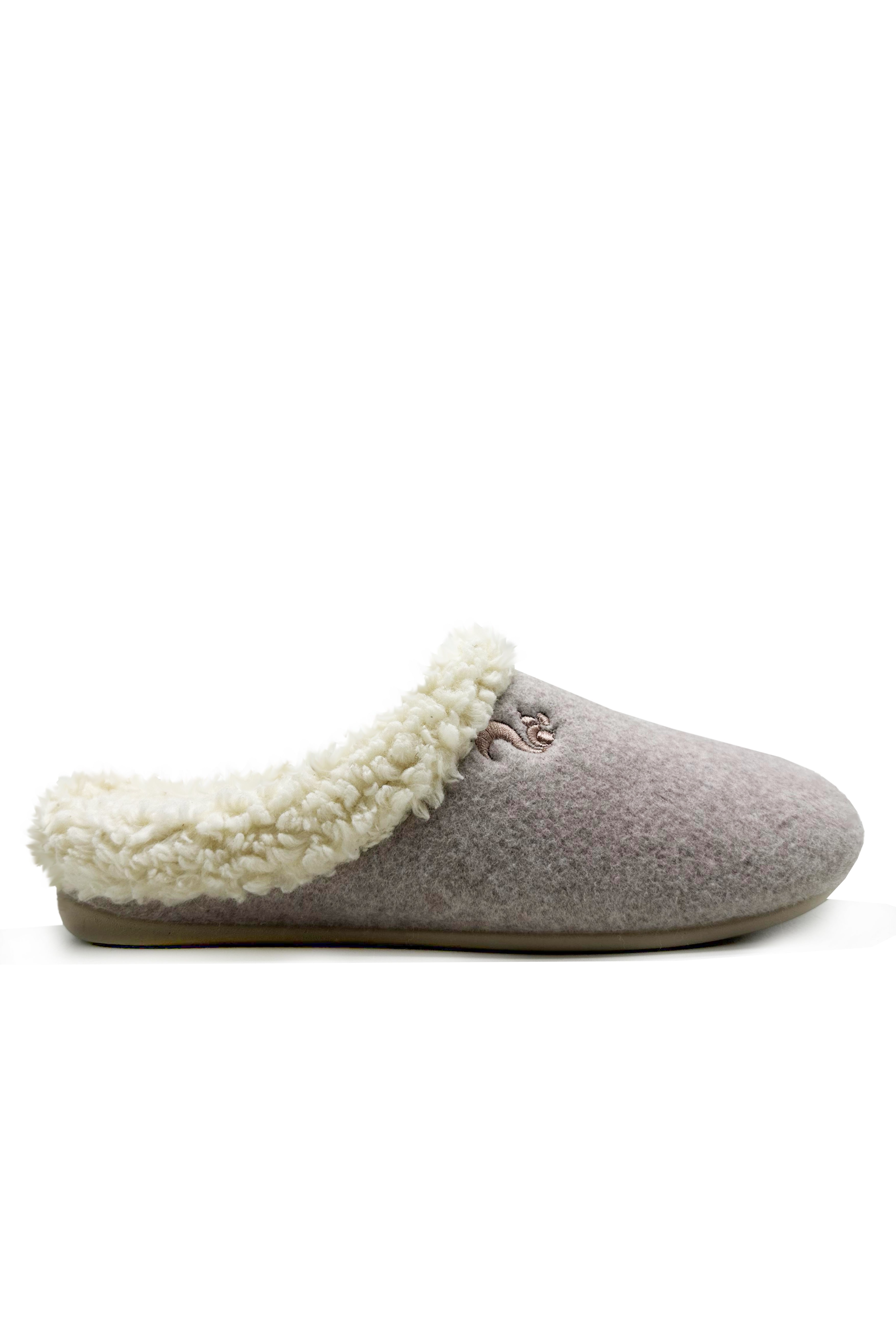 thies Damen vegan Hausschuhe Cozy Taupe
