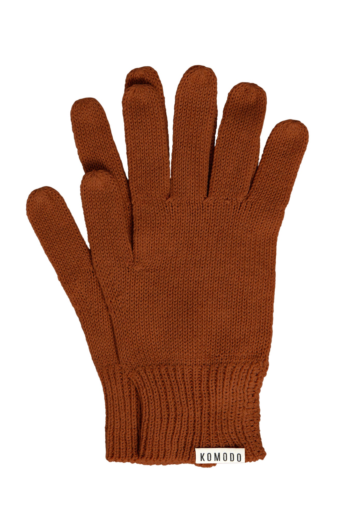 KOMODO men vegan Gloves City Ginger Dark Orange