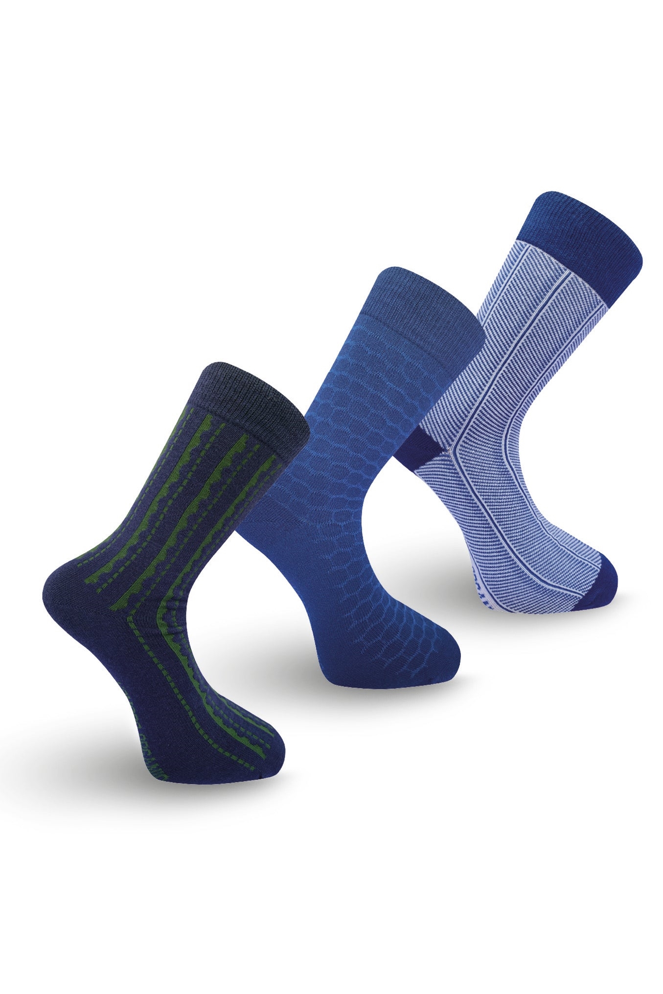KOMODO men vegan Set Gift Box Socks Papa Shades Of Blue