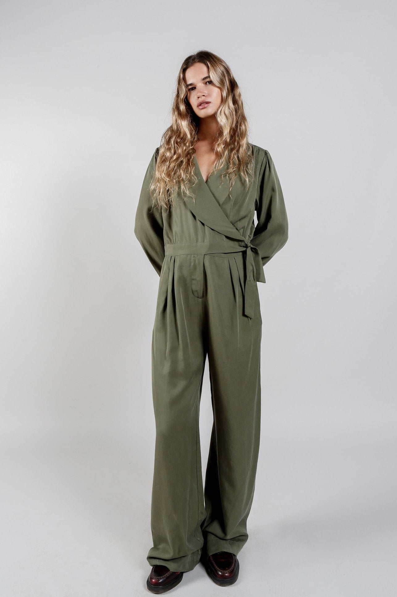 KOMODO Damen vegan Jumpsuit Kangra GrÃ¼n