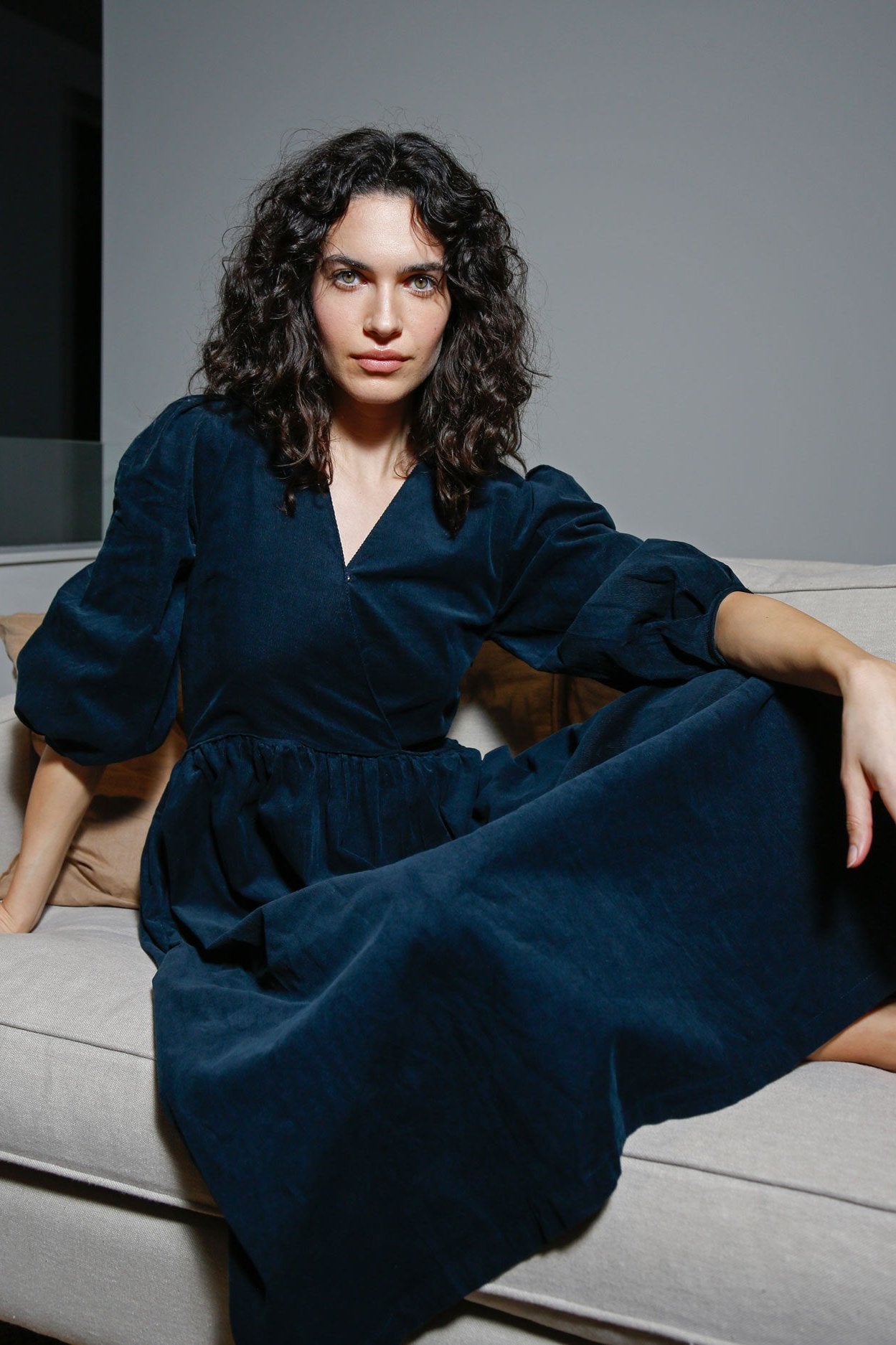 KOMODO Damen vegan Kleid Etisha Dark Marine
