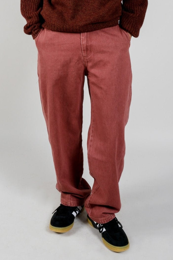 Image of KOMODO mannen vegan Broek Makulu Wash Rood