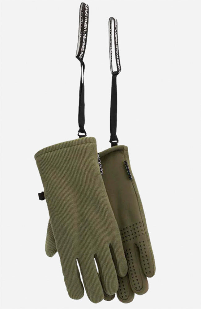 Maium Herren vegan Handschuhe Army Green