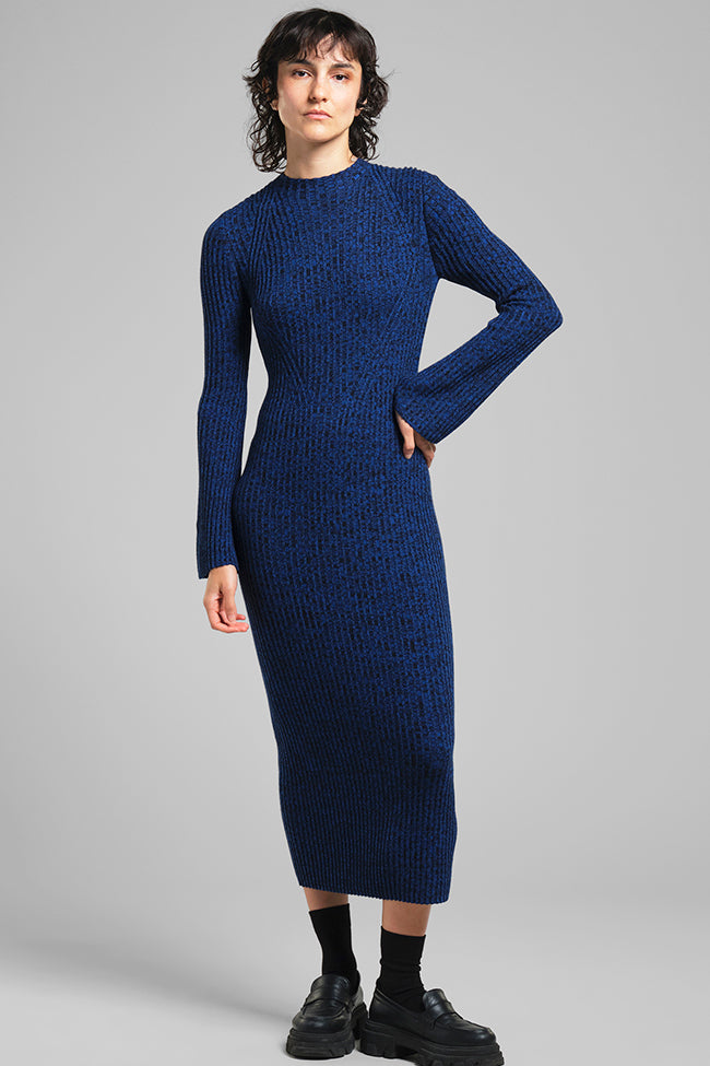 Dedicated Damen vegan Kleid Vamlingbo Blau