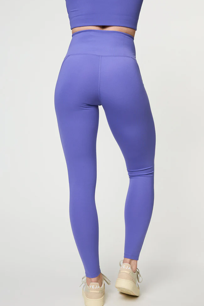 Image of Girlfriend Collective dames vegan Legging Compressie Hoge Taille Wild Iris