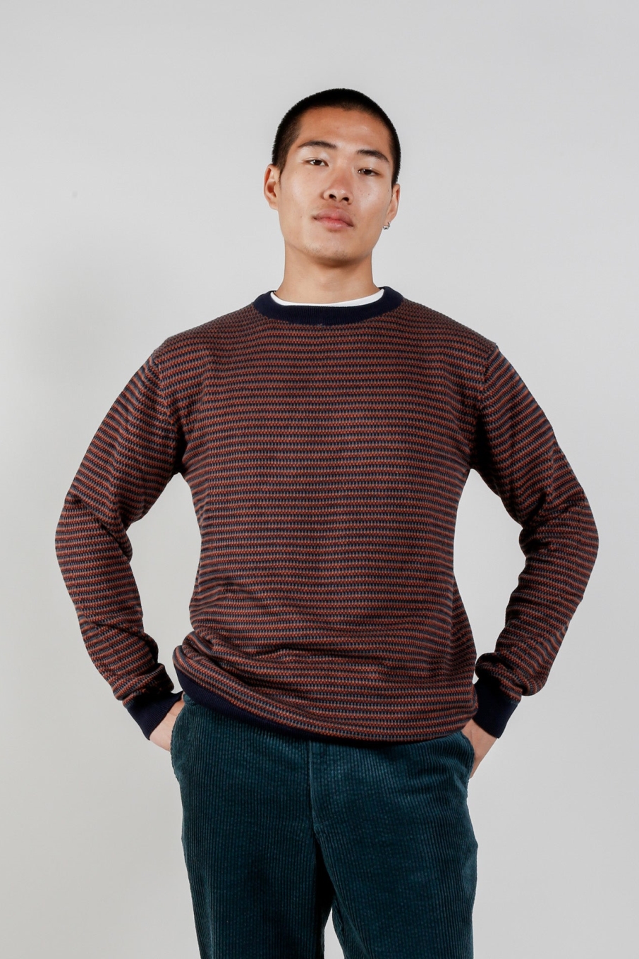 91534 - Herren vegan Jumper Opal Erde