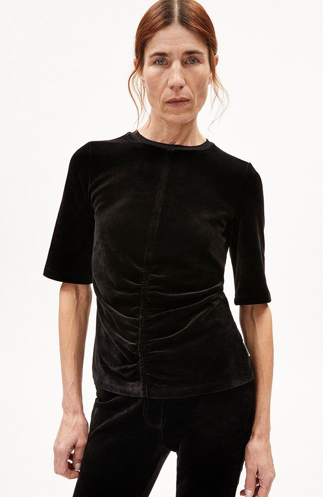 ARMEDANGELS Damen vegan Top Traslaraa Schwarz