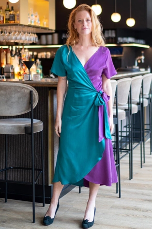 Sophie Stone Damen vegan Partykleid Duo