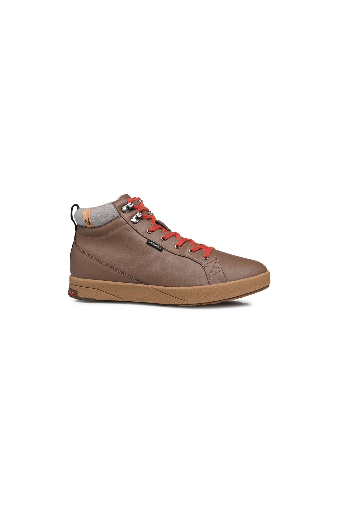 Image of SAOLA mannen vegan Sneakers Heren Bergen Waterproof Warm Chocolade