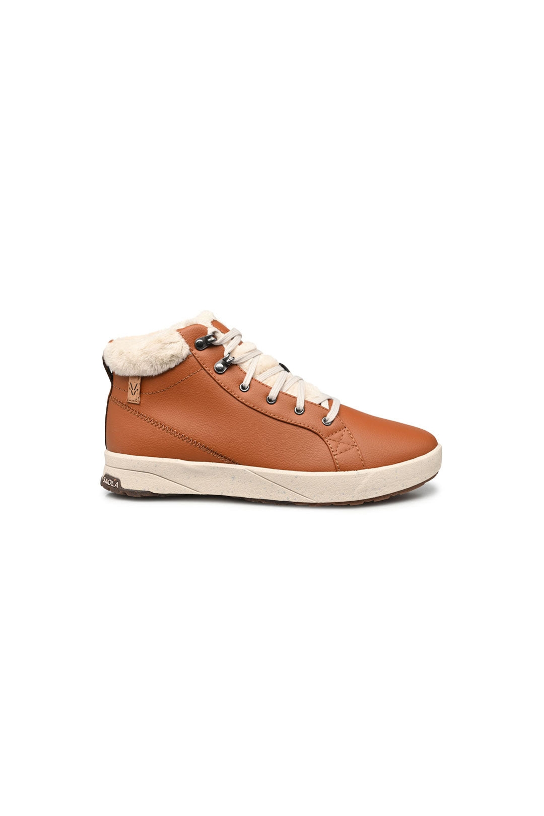SAOLA Damen vegan Sneaker Damen Bergen Warm Caramel