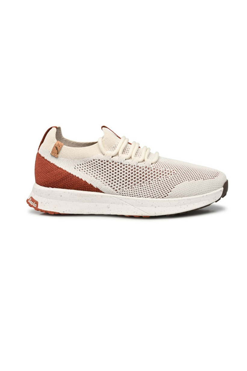 SAOLA Damen vegan Sneaker Damen Tsavo 2.0 WeiÃŸ / Burgundy