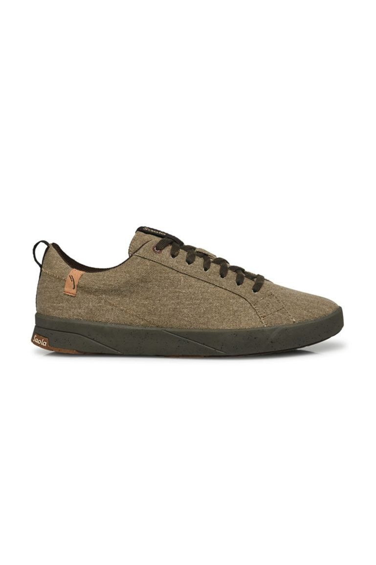 Image of SAOLA mannen vegan Sneakers Heren Cannon Canvas 2.0 Bruin