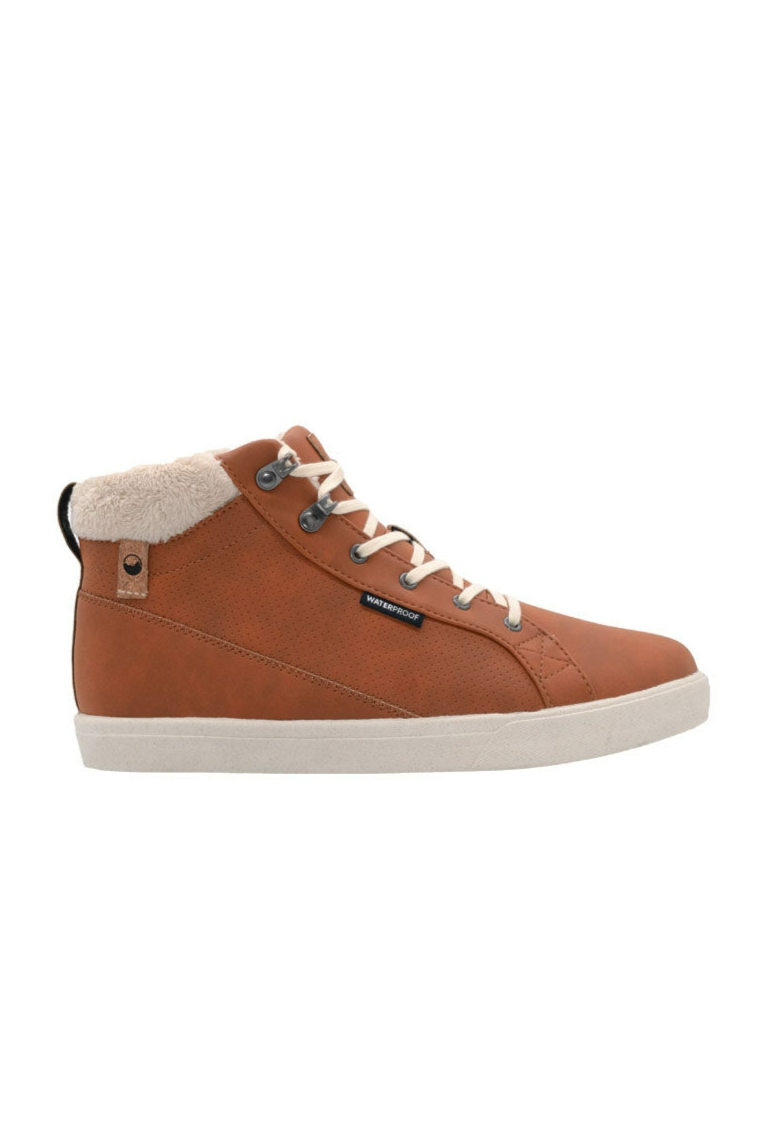 SAOLA Damen vegan Sneaker Damen Wanaka Wasserdicht Warm Karamell