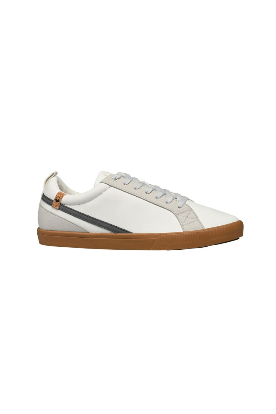 SAOLA Herren vegan Sneaker Herren Cannon Vl Wei&Atilde;Ÿ / Dunkelgrau