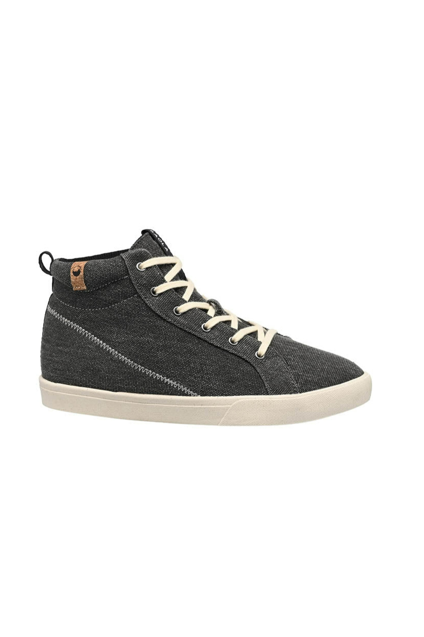 SAOLA womens vegan Sneakers Women Wanaka Canvas Dark Grey