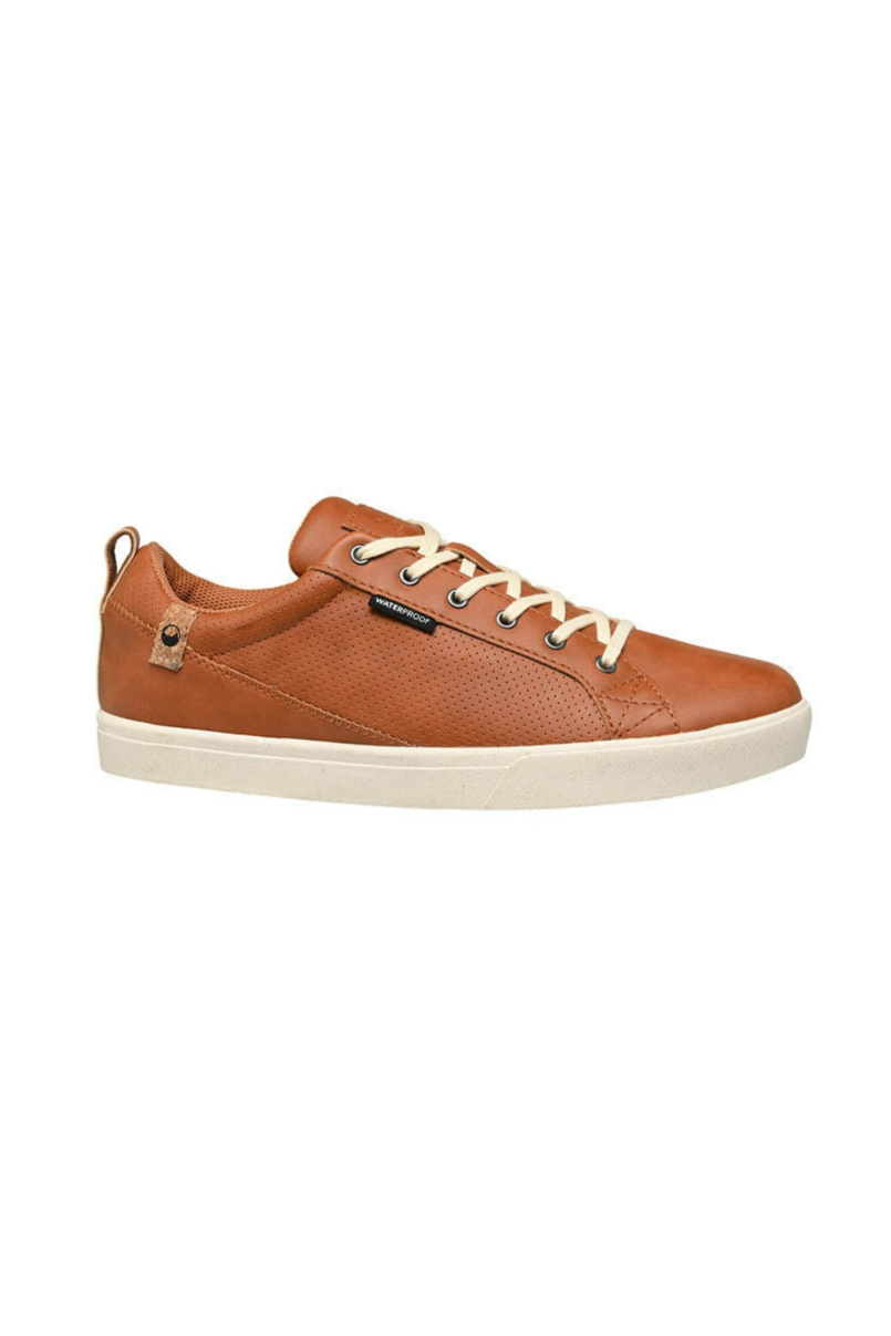 SAOLA Damen vegan Sneaker Damen Kanone Wasserdicht Karamell