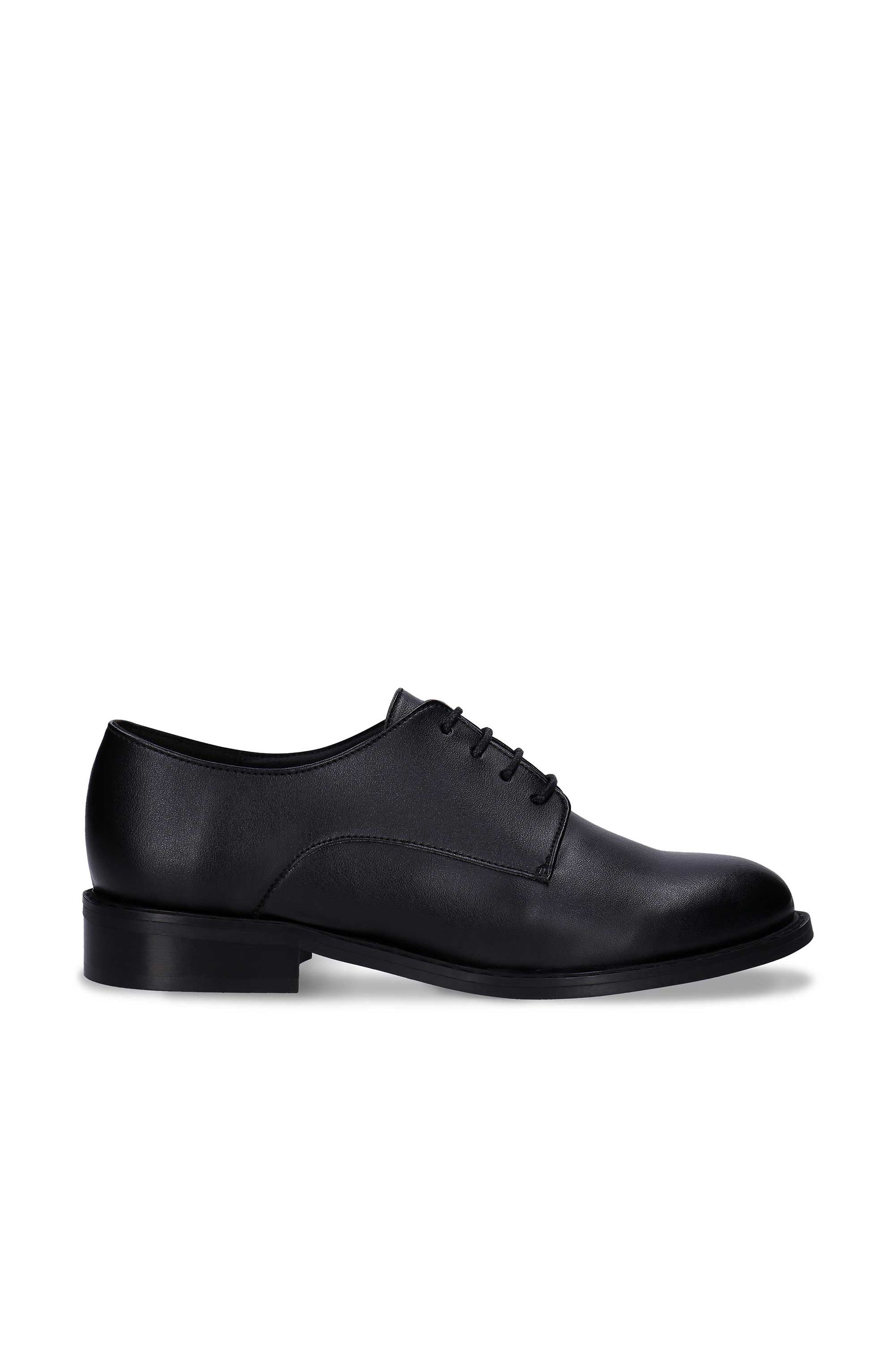 NAE Damen vegan Derby Schuhe Obe Schwarz