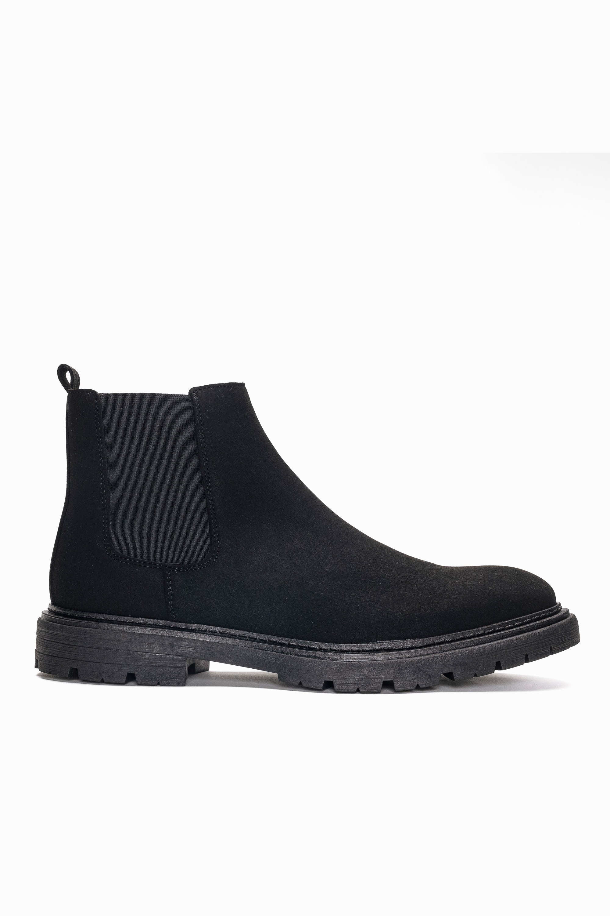 NAE Herren vegan Chelsea Boots Faber Schwarz