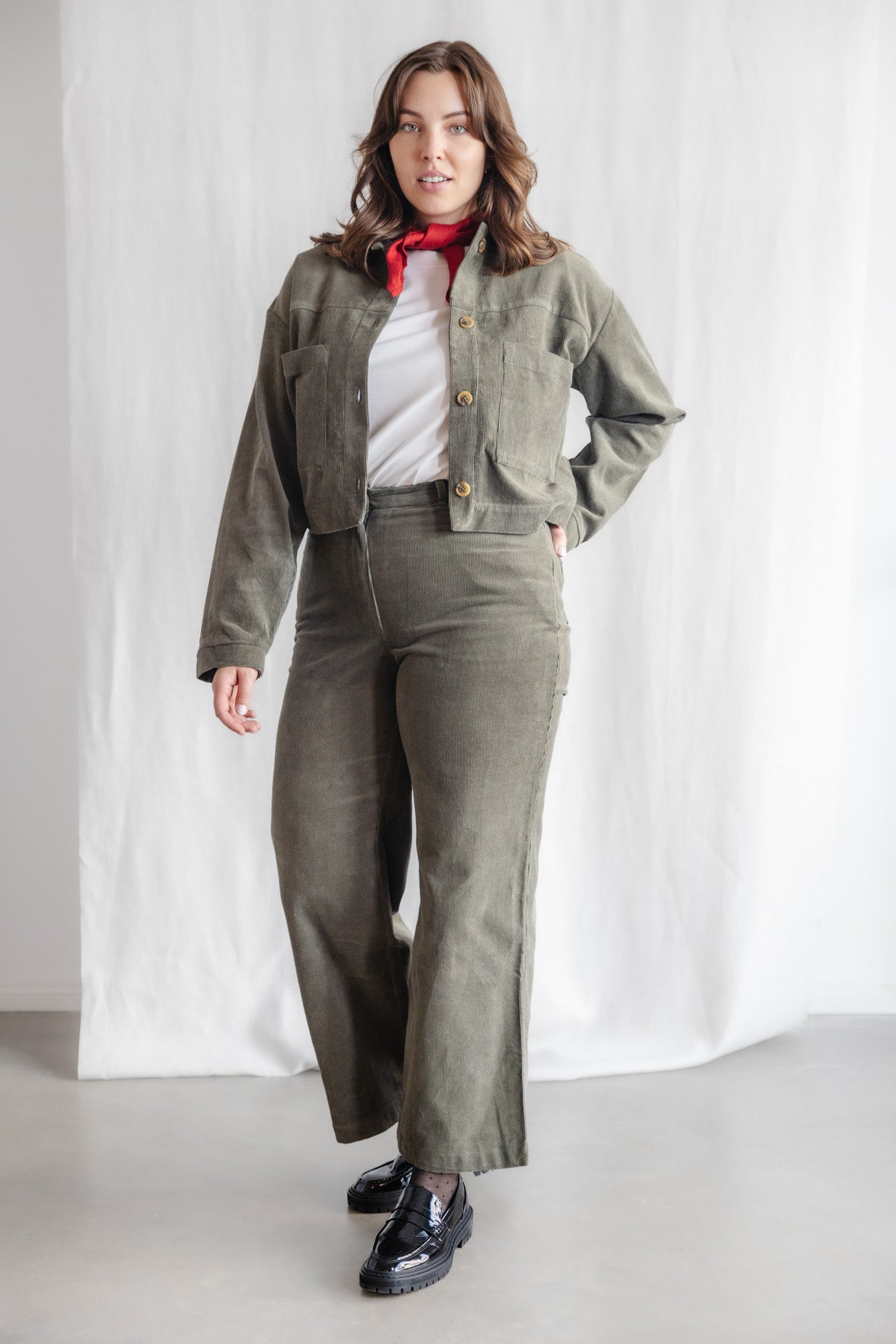 Image of Jyoti Fair Works dames vegan Broek Tushar Pistache Groen