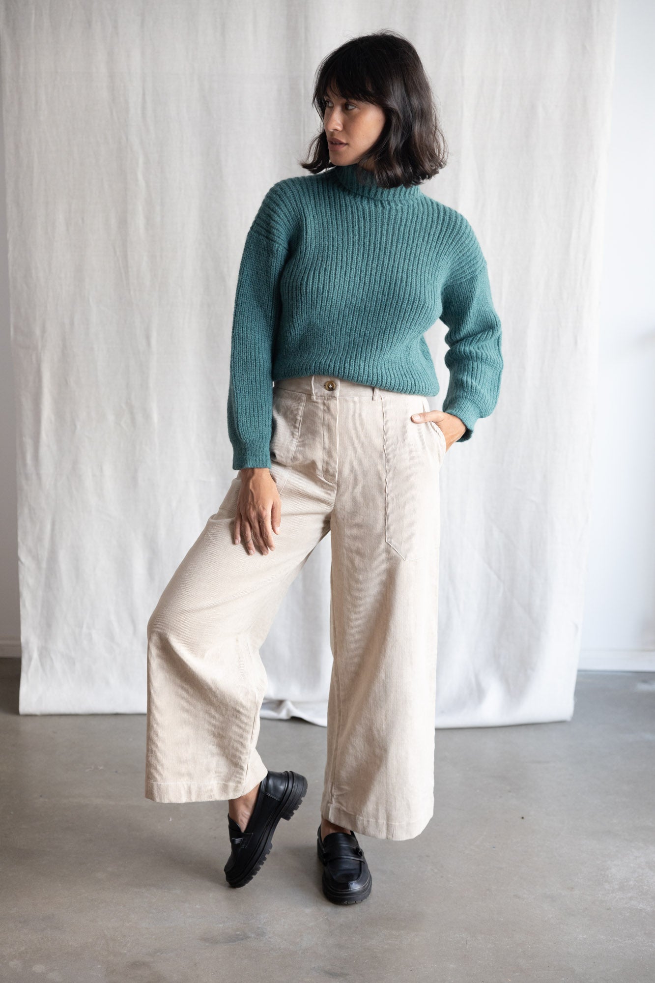 Image of Jyoti Fair Works dames vegan Broek Damini Beige