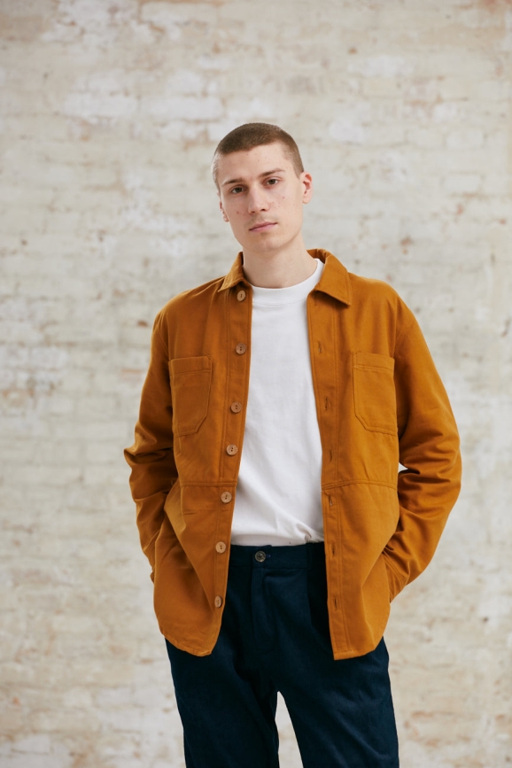 Image of Jyoti Fair Works mannen vegan Overshirt Kal Curry
