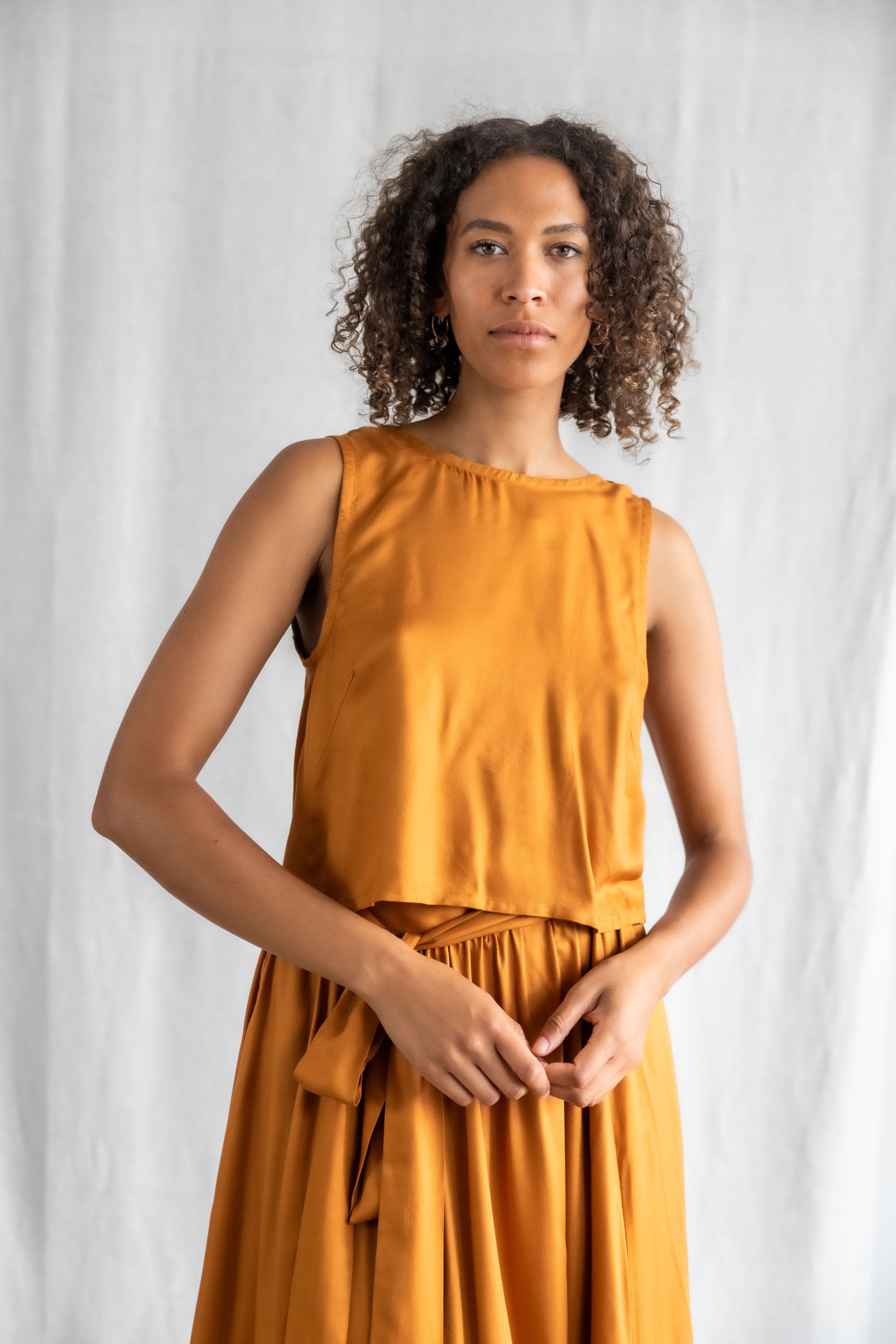 Jyoti Fair Works Damen vegan Top Kiran Kupfer