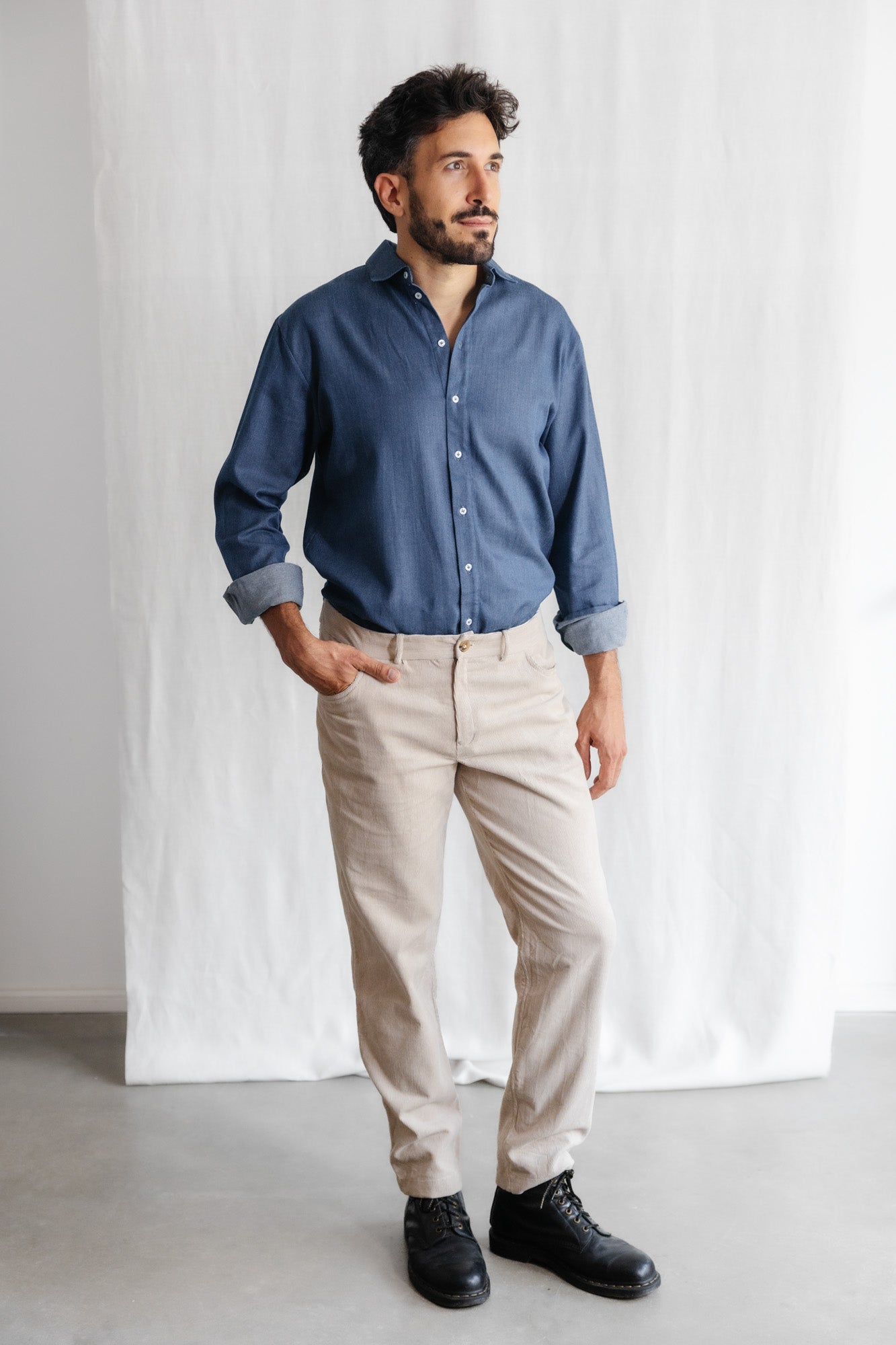 Jyoti Fair Works Herren vegan Hose Prakrit Beige