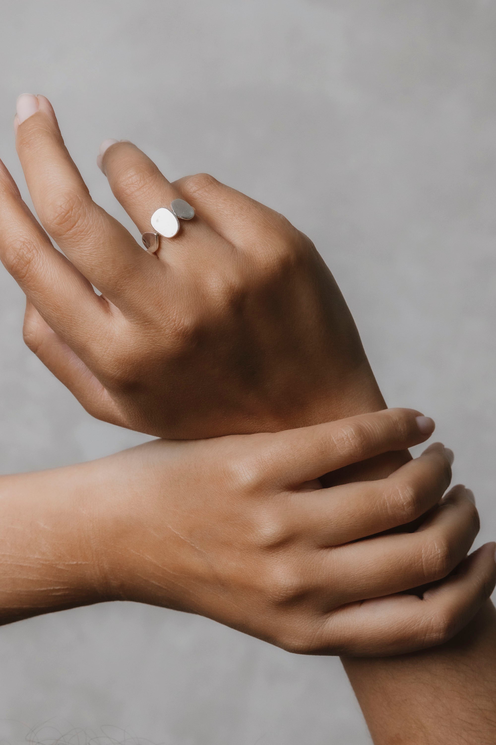 Jyoti Fair Works Damen vegan Ring Patthar Silber