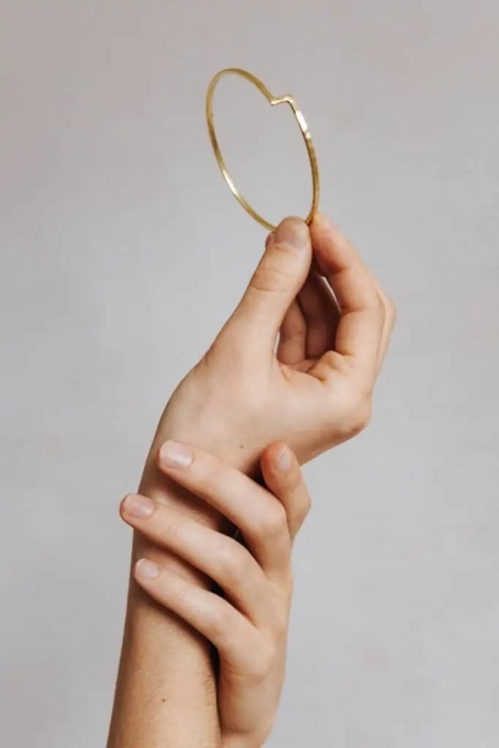 Jyoti Fair Works womens vegan Bangle Anjar Brass