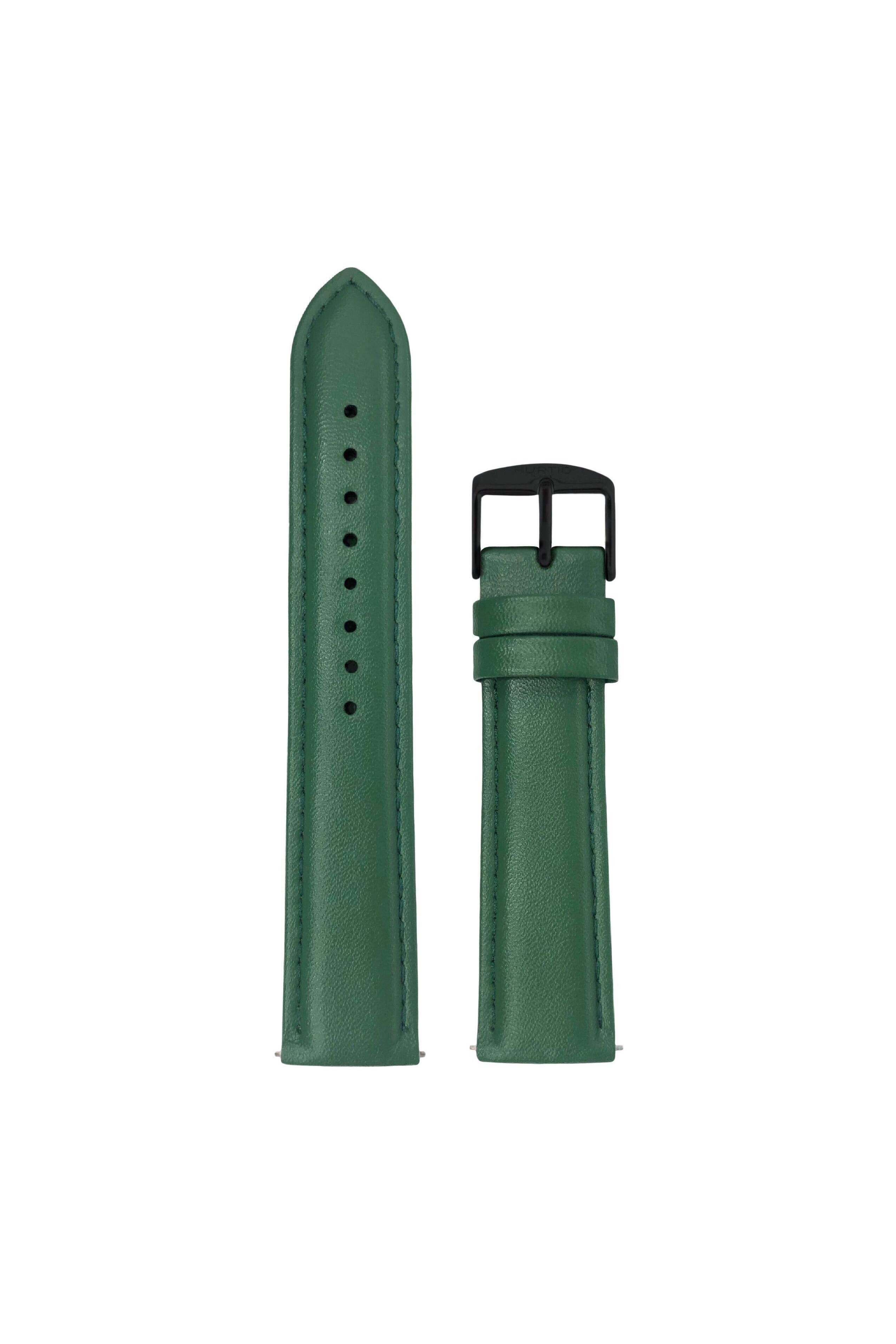 Hurtig Lane men vegan Watch Strap Green & Black
