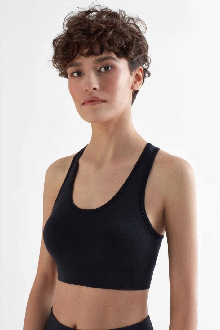 True North womens vegan Sports Bra Black