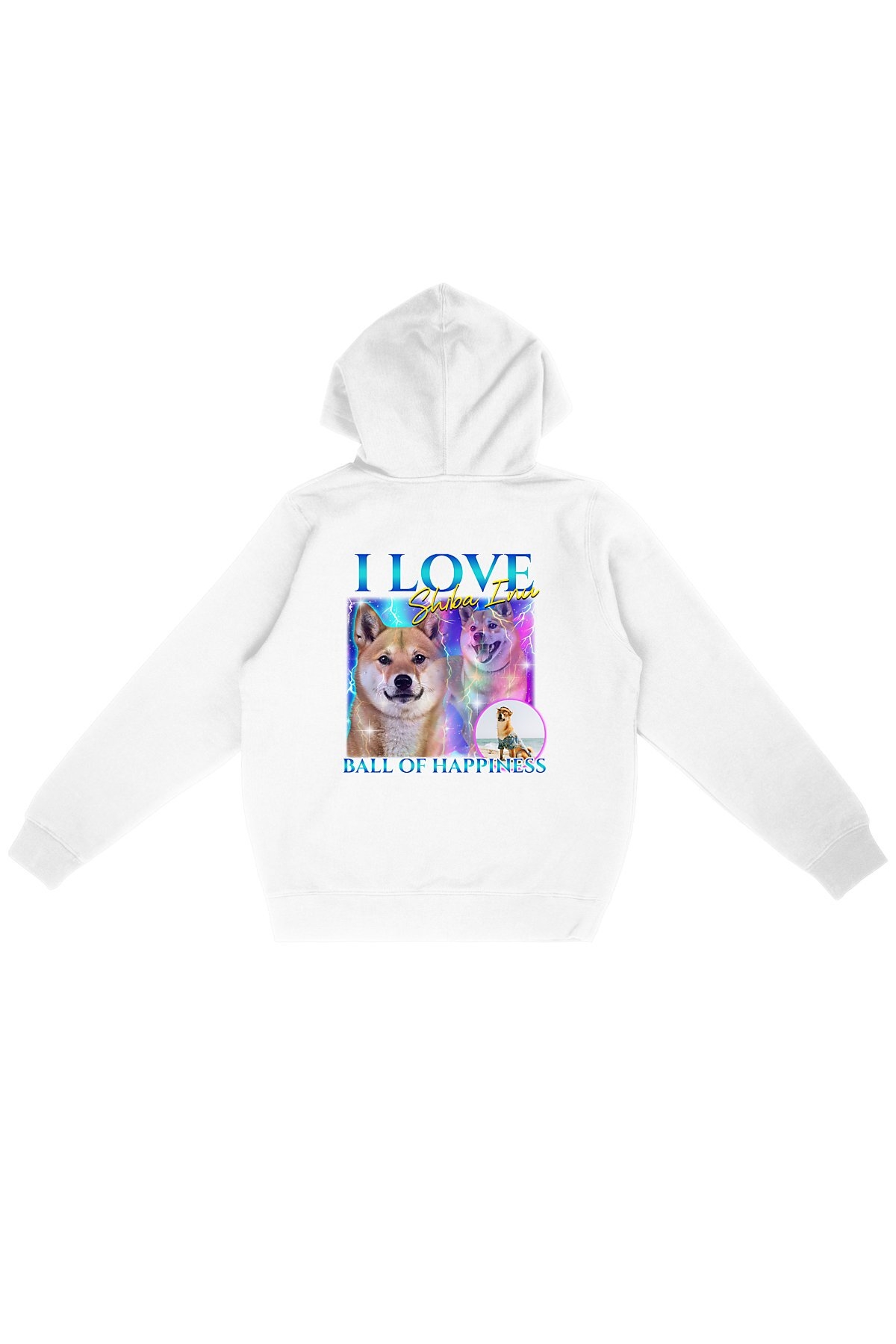 Oat Milk Club Damen vegan Hoodie Ball Of Happiness WeiÃŸ