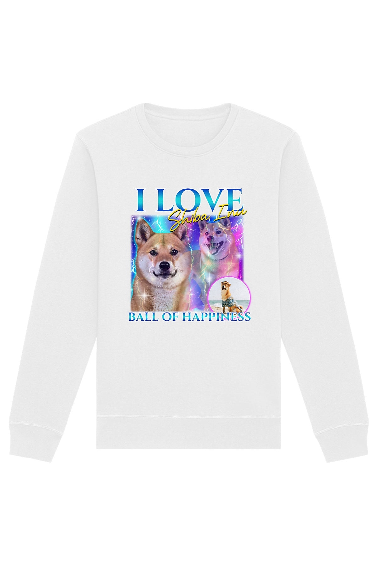 Oat Milk Club Damen vegan Sweatshirt Ball Of Happiness WeiÃŸ