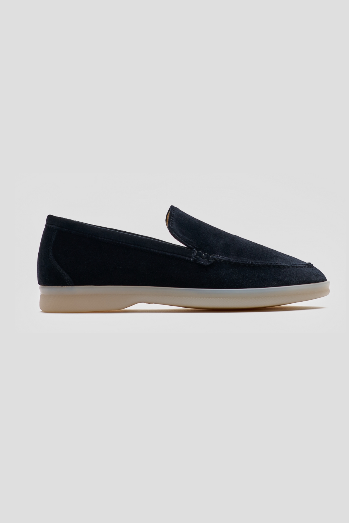 Solari Milano Damen vegan Loafer Samt Schwarz