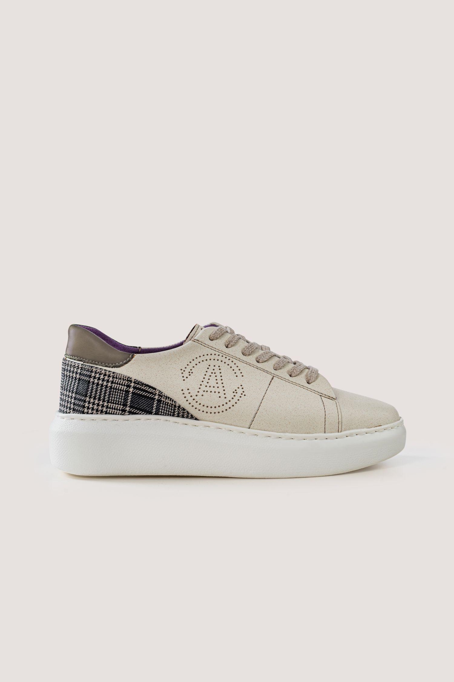 AGAZI Damen vegan Sneaker Jane Cappucino