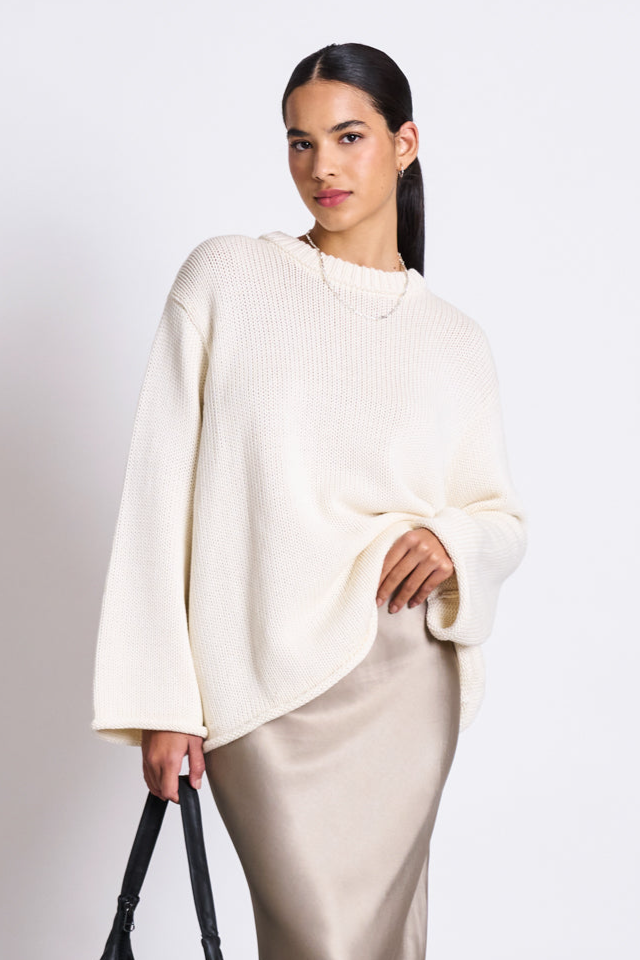 Image of JAN 'N JUNE dames vegan Trui Sona Off White