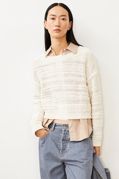 Image of ARMEDANGELS dames vegan Trui Aaliya Light Havermout