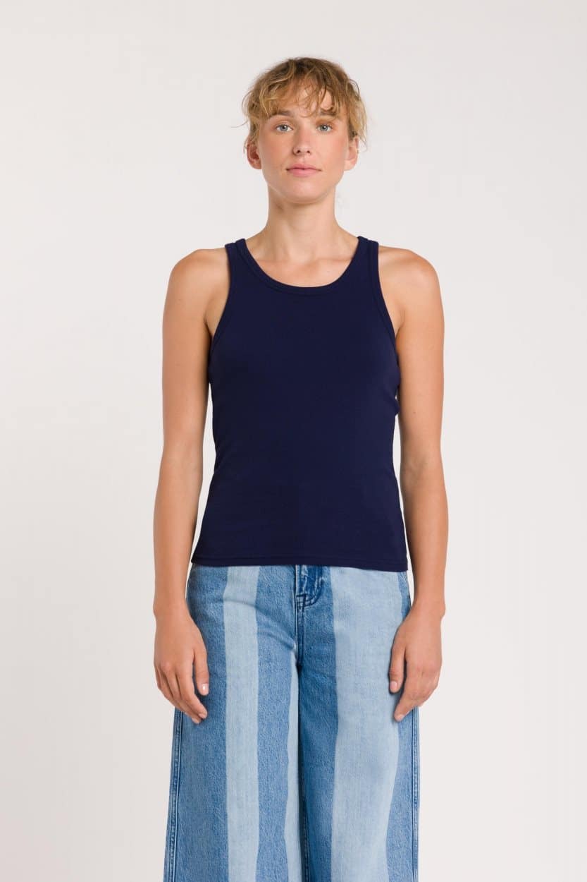 Kings of Indigo womens vegan Tank Top Kerry Blue