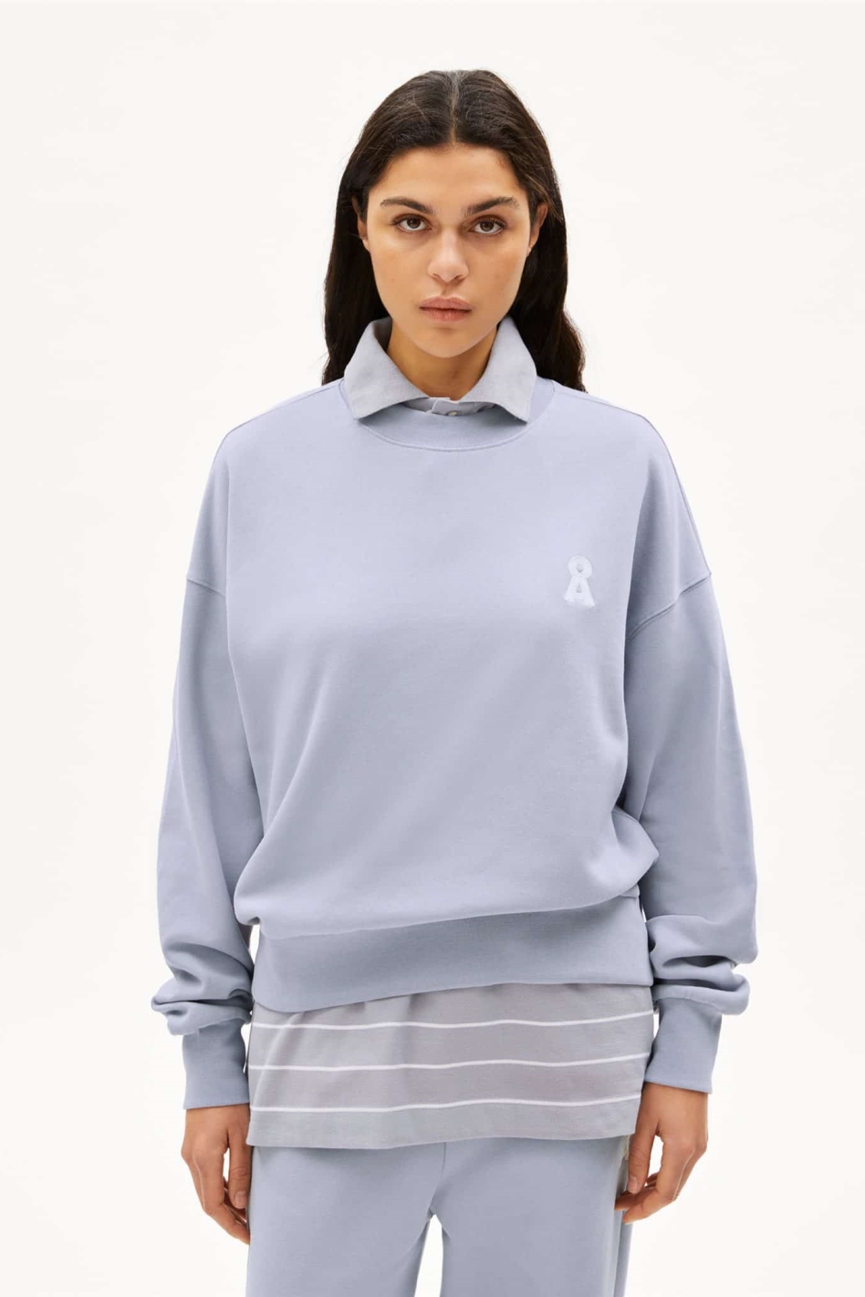 ARMEDANGELS Damen vegan Sweatshirt Iconic A Alizaa Lila