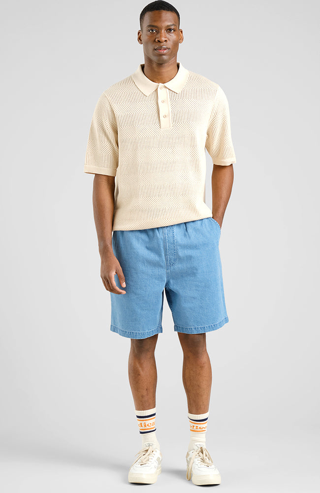 DEDICATED Herren vegan Shorts Denim Vejle Blau