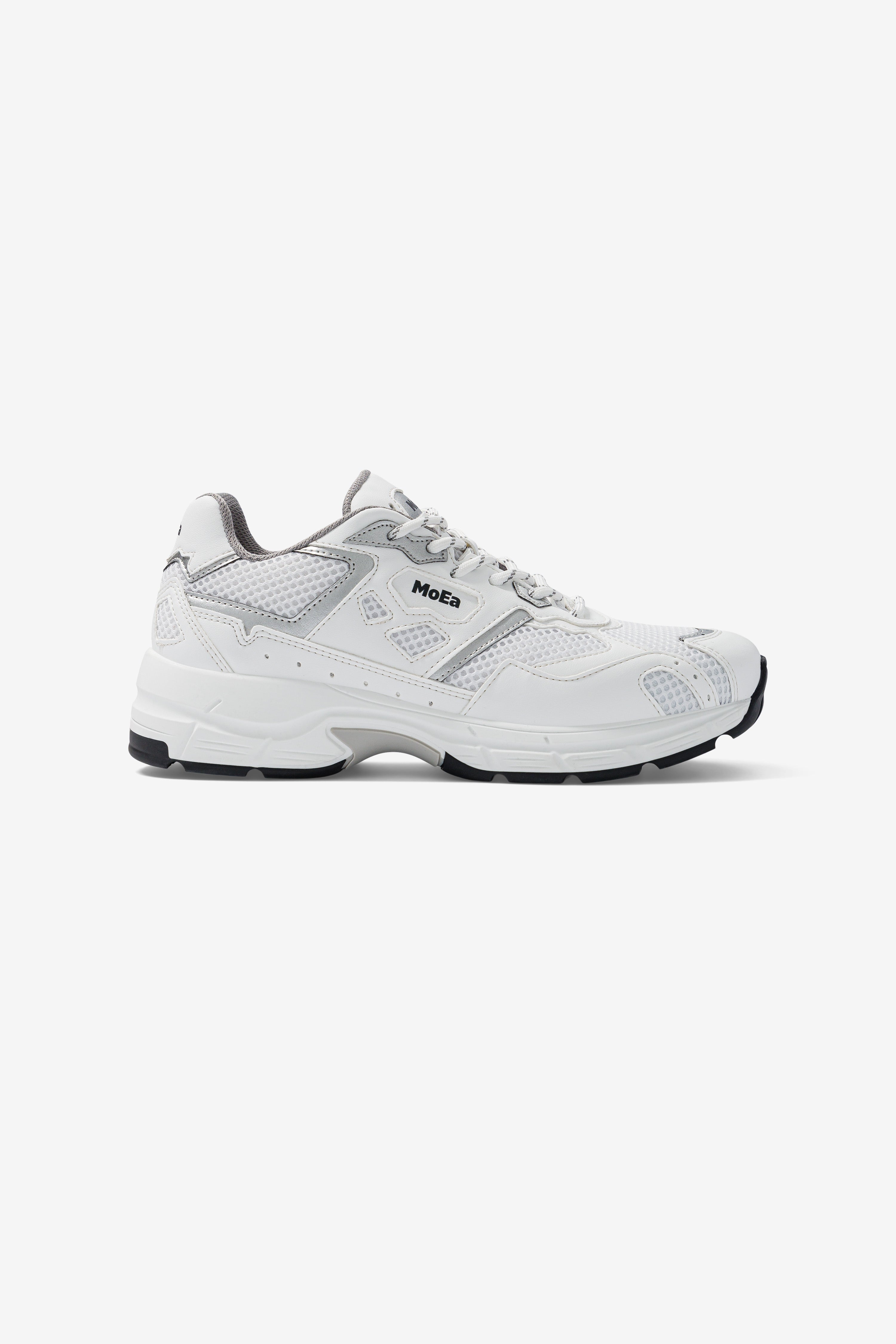MoEa Herren vegan Sneaker Gen8 WeiÃŸ & Silber