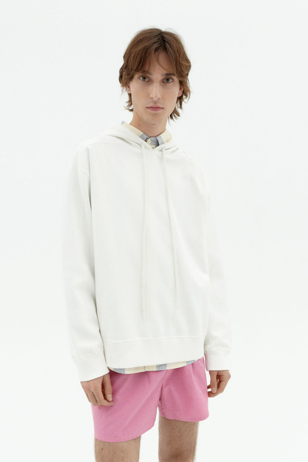 Thinking mu Herren vegan Kapuzenpulli Finn WeiÃŸ