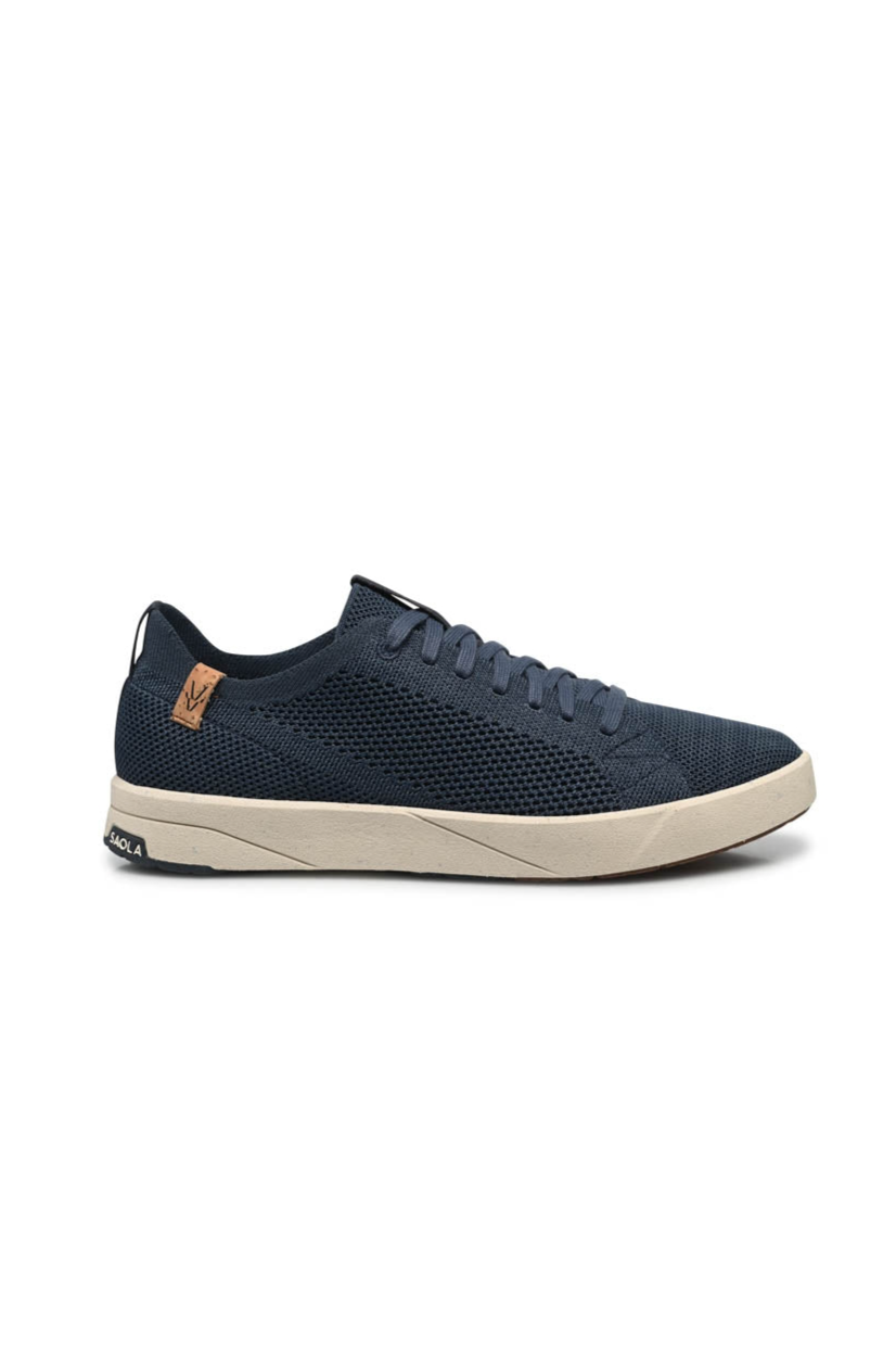Image of SAOLA mannen vegan Sneakers Heren Cannon Knit 2.0 Blauw