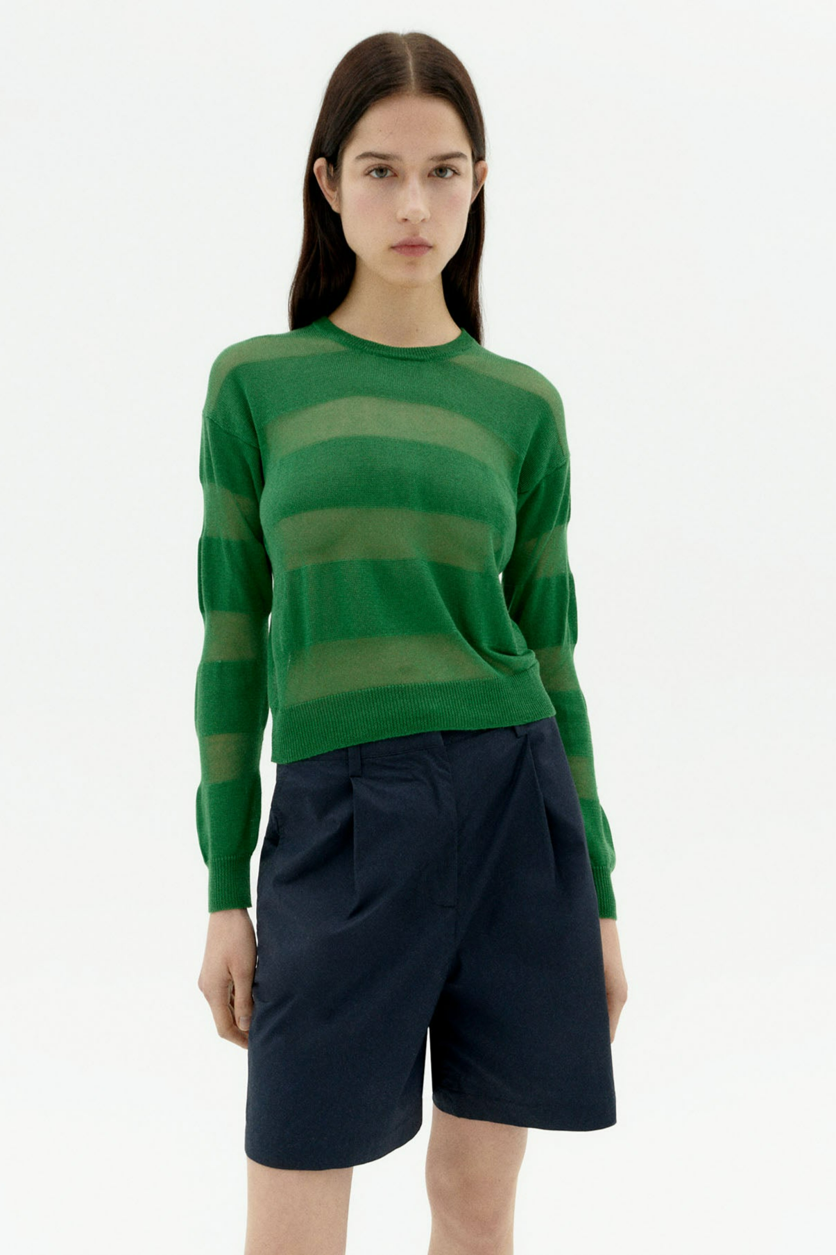 Thinking mu Damen vegan Strickpullover Jersey Be Green