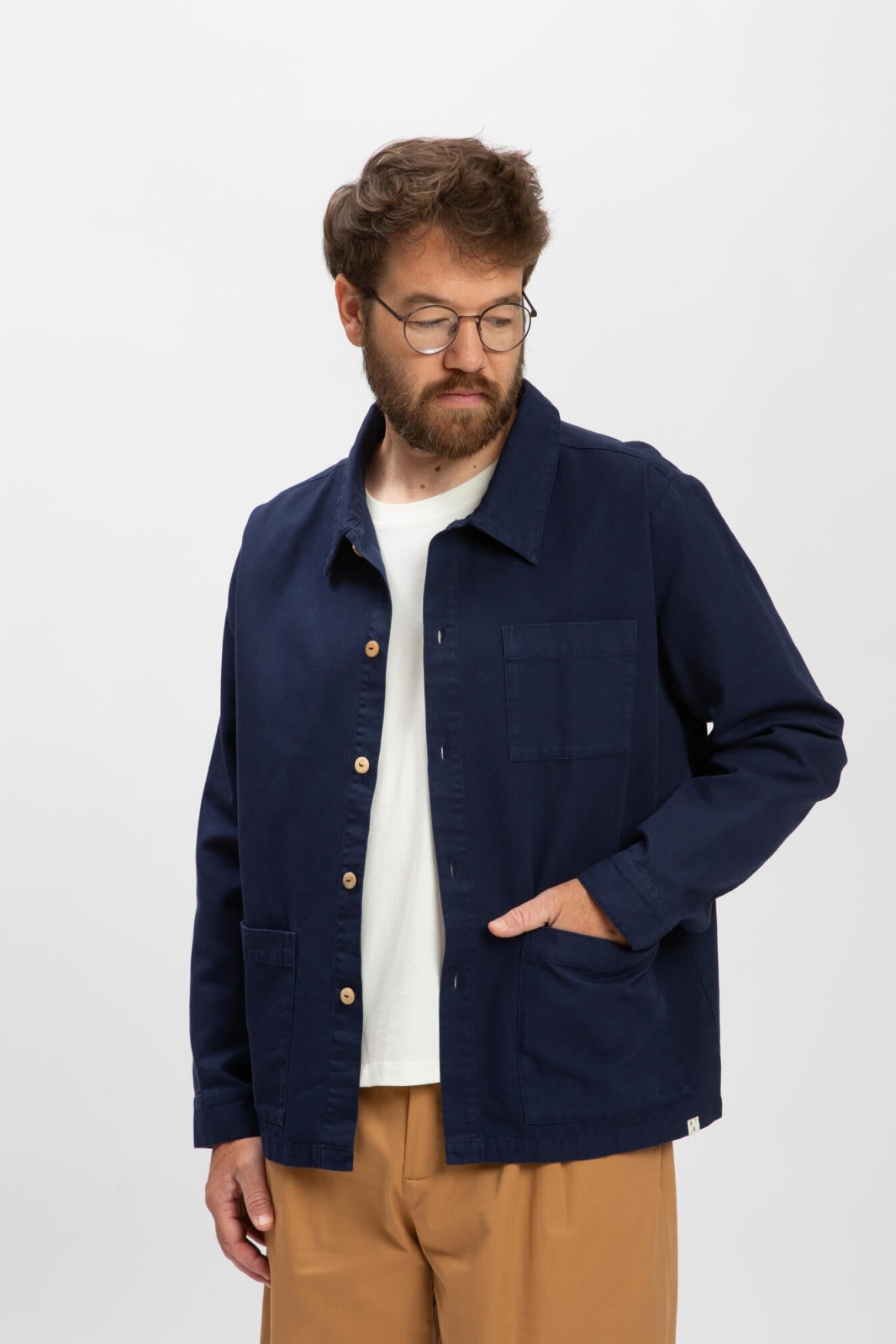 MATONA Herren vegan Jacke Workwear Marineblau