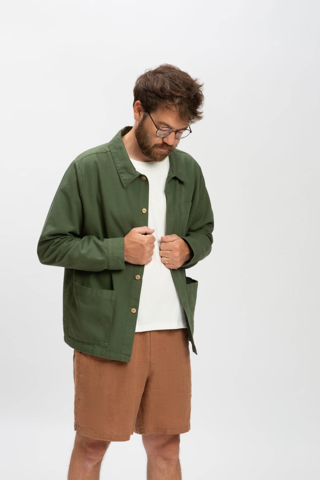 MATONA Herren vegan Jacke Workwear Artischockengrün